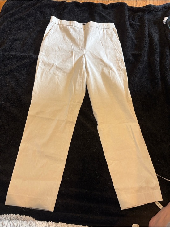 Theory Pants - Theory Men's Light Beige Straight-Leg Chinos
